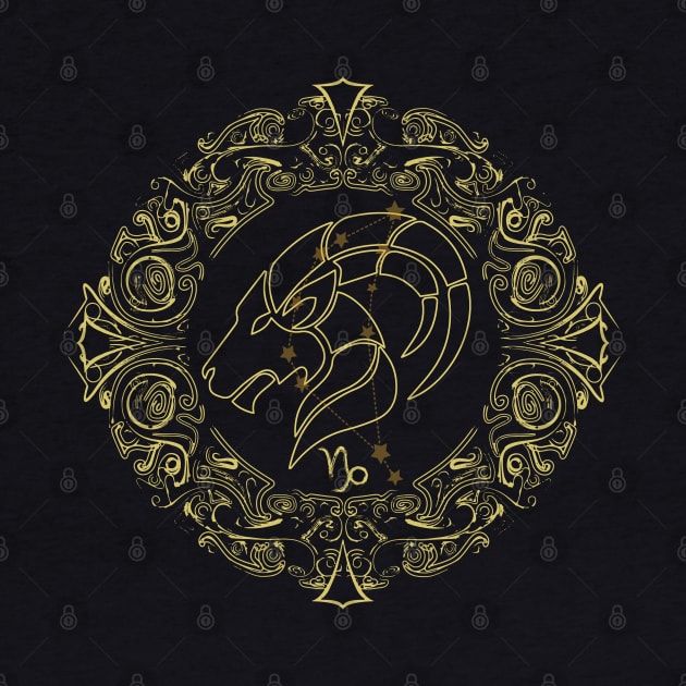 Zodiac Sign Capricorn by Mandra